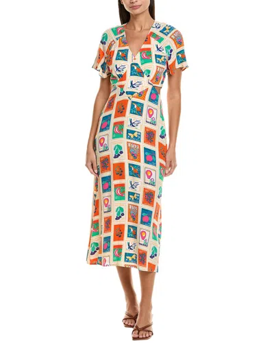 Anna Kay Axel Midi Dress In Multi