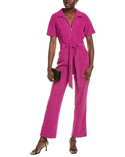 Anna Kay Benattar Corduroy Jumpsuit In Pink