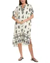 Anna Kay Botanical Midi Dress In Brown