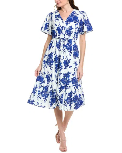 Anna Kay Brooke Midi Dress In Blue