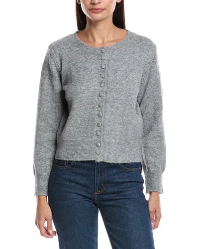 Anna Kay Cashmere-blend Cardigan In Gray