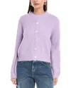 Anna Kay Cashmere-blend Cardigan In Purple