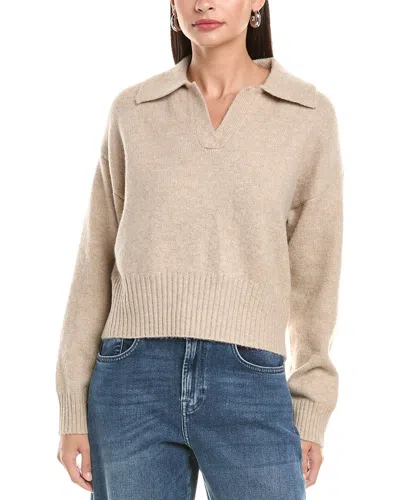 Anna Kay Cashmere-blend Pullover In Neutral