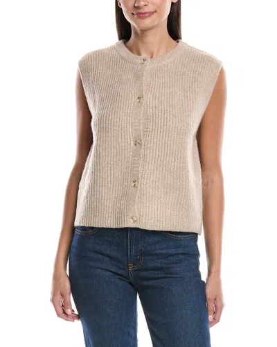 Anna Kay Cashmere-blend Sweater Vest In Gray