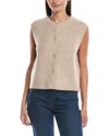 Anna Kay Cashmere-blend Sweater Vest In Sand