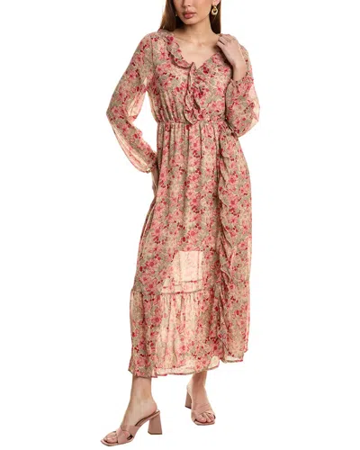 Anna Kay Charlotte Midi Dress In Pink