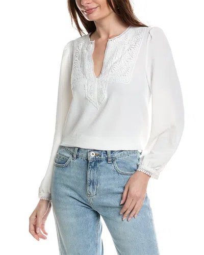 Anna Kay Charlotte Top In White
