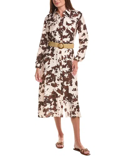 Anna Kay Classic Boho Dress In Brown