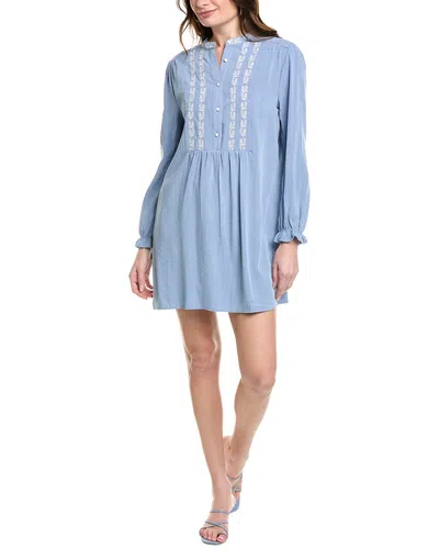 Anna Kay Claudia Moi Mini Dress In Blue