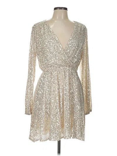 Pre-owned Anna Kay Cocktail Dress In Silver