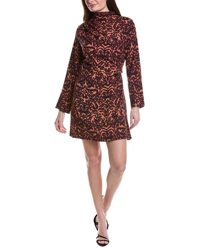 Anna Kay Courte Minano Dress In Burgundy
