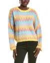 Anna Kay Dianthe Cashmere-blend Pullover In Multi