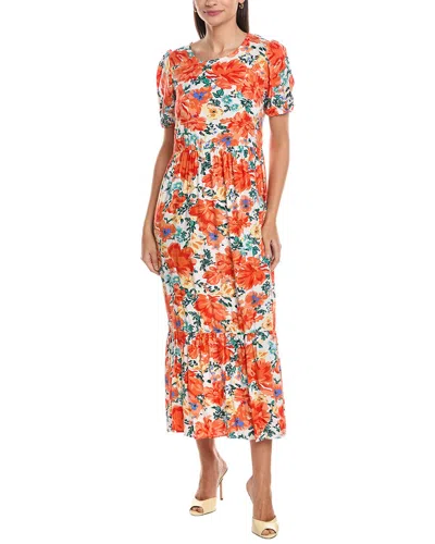 Anna Kay Eloissa Fleur Maxi Dress In Orange