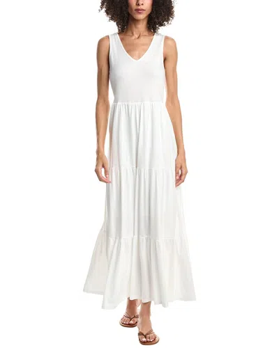 Anna Kay Embroidery Dress In White