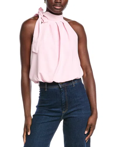 Anna Kay Ernest Halter Blouse In White