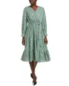 Anna Kay Flore Midi Dress In Blue