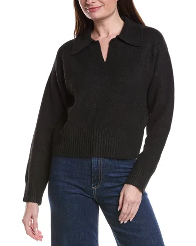 Anna Kay Frida Polo Sweater In Black