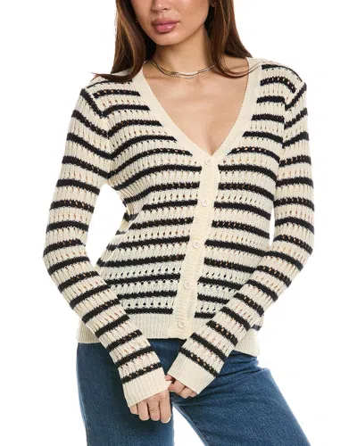 Anna Kay Gael Cashmere-blend Cardigan In White