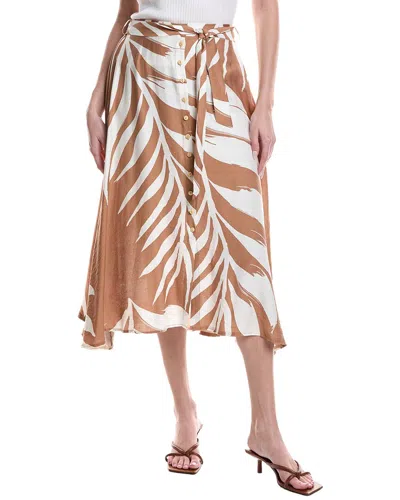 Anna Kay Ganiza Midi Skirt In Brown