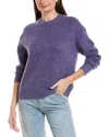 Anna Kay Gino Classic Wool-blend Pullover In Purple