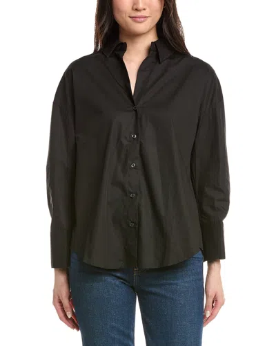 Anna Kay Grace Shiny Top In Black