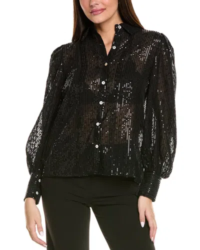 Anna Kay Guipure Blouse In Black