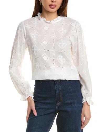 Anna Kay Hildegarde Blouse In White
