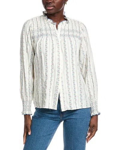 Anna Kay Ingrid Floral Chemise In White