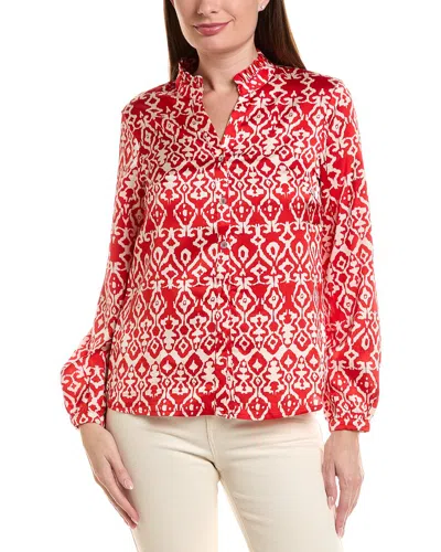 Anna Kay Irwin Blouse In Red