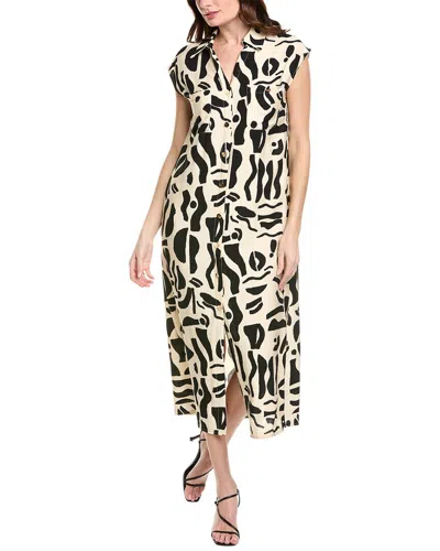 Anna Kay Isabella Shirtdress In Beige