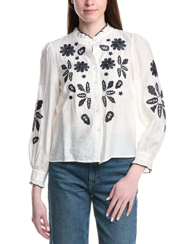 Anna Kay Iseline Blouse In White