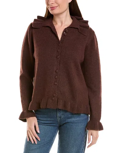 Anna Kay Israne Cardigan In Brown