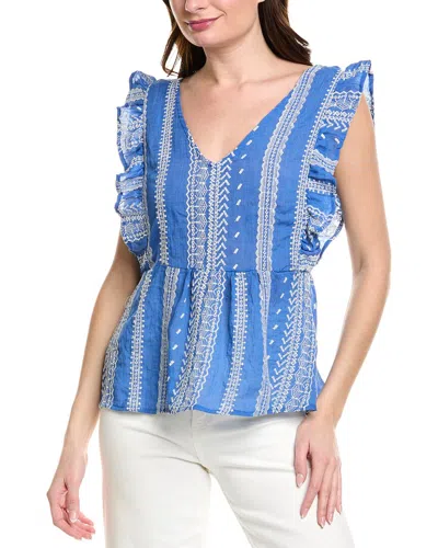 Anna Kay Izolda Top In Blue