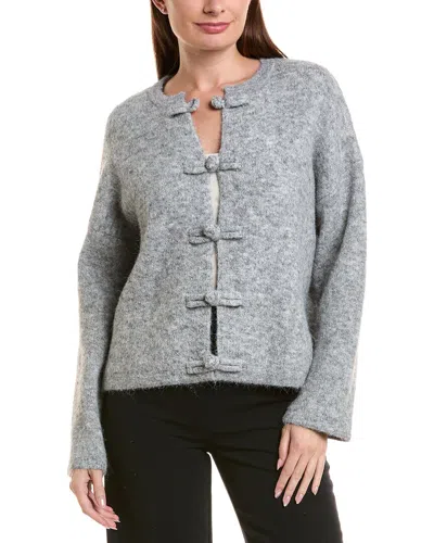 Anna Kay Jackie Wool-blend Cardigan In Blue