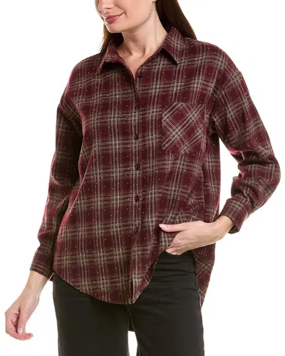 Anna Kay Jane Plaid Blouse In Brown