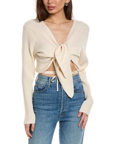 Anna Kay Jefferson Cashmere-blend Cardigan In White