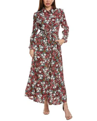 Anna Kay Jeorje Shirtdress In Black