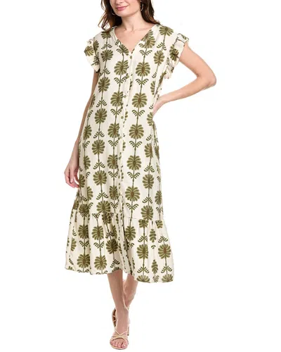 Anna Kay Jeorje Shirtdress In White