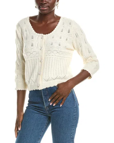 Anna Kay Jolinne Cashmere-blend Cardigan In Neutral