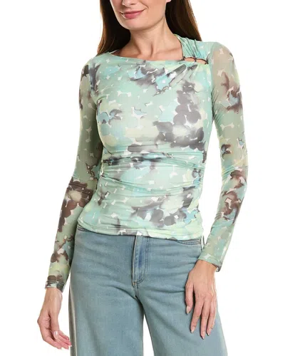 Anna Kay Lace Blouse In Green