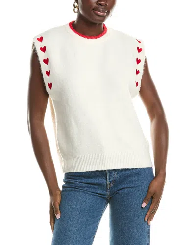 Anna Kay Larianna Cashmere-blend Vest In White