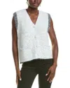 Anna Kay Larikay Cashmere-blend Vest In Gray