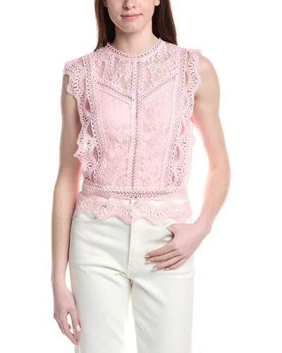 Anna Kay Larizza Top In Pink