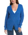 Anna Kay Leninona Cashmere-blend Cardigan In Blue
