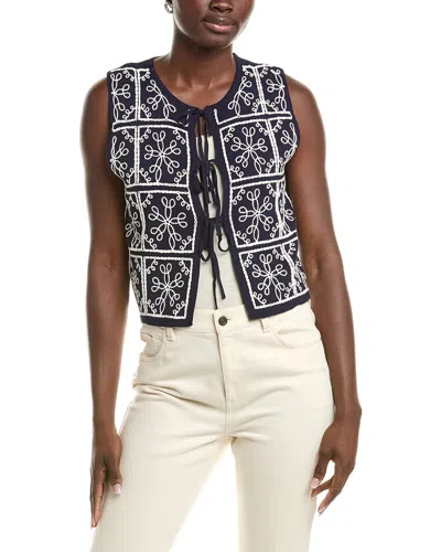 ANNA KAY LETHNIK CASHMERE-BLEND VEST