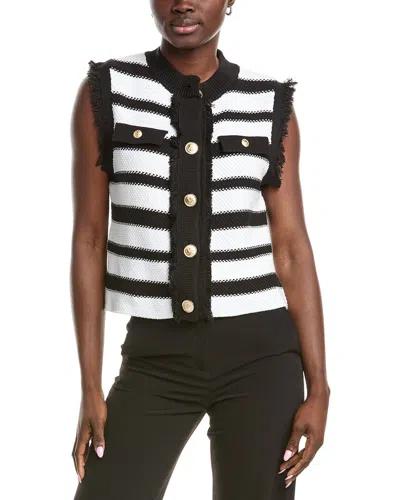 Anna Kay Levayaniri Cashmere-blend Cardigan In Black