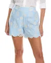 Anna Kay Lewis Short In Blue