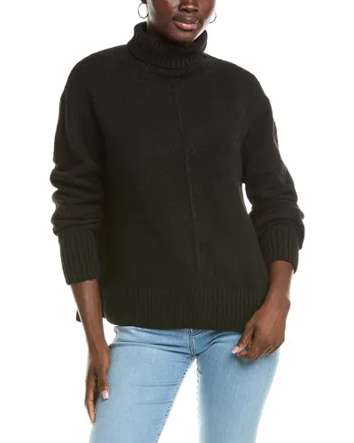 Anna Kay Lipy Classic Cashmere-blend Sweater In Black