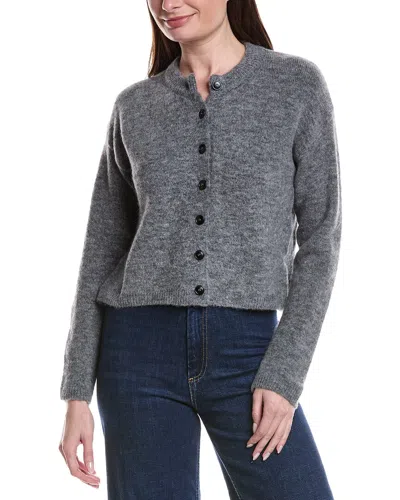 Anna Kay Lonorine Cashmere-blend Cardigan In Gray