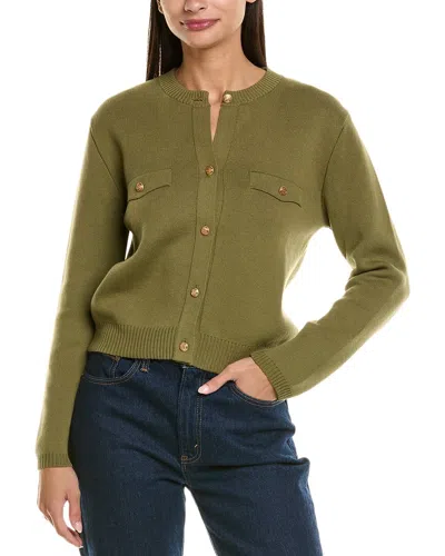 Anna Kay Luzi Cardigan In Green